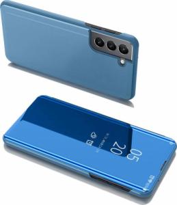 Hurtel Clear View Case futerał etui z klapką Samsung Galaxy S22 niebieski 1