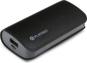 Powerbank Platinet Leather 5200mAh Czarny 2