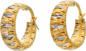 Rosanto Złote kolczyki koła 585 14k 1