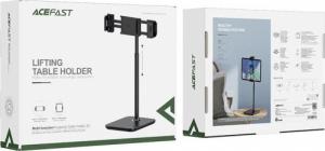 Stojak Acefast Acefast teleskopowy uchwyt do telefonu i tabletu (135-230mm szer.) na biurko 360 czarny (E4 black) 6