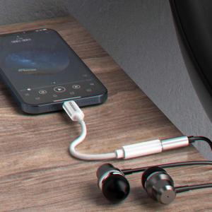 Adapter USB Dudao Lightning - Jack 3.5mm Biały (6973687242336) 4