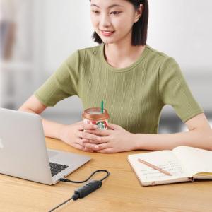 HUB USB Ugreen CM416 1x RJ-45  + 3x USB-A 2.0 (UGR1222BLK) 6