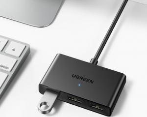 Przełącznik Ugreen Ugreen przełącznik adapter switch box USB 2 wejścia - 3 wyjścia czarny (CM409) 6