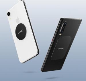 Ugreen Ugreen metalowe płytki do samochodowych uchwytów magnetycznych szary (LP123) 10