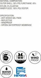 Radvik Rękawiczki rowerowe Radvik Vintur czarne rozmiar XXL 4