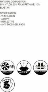 Radvik Rękawiczki rowerowe Hilder czarno-szare r. L 3