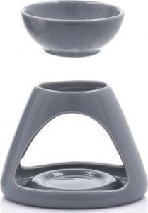 DUKA Kominek do olejków zapachowych i wosków DUKA GLASUR 11 cm szary 3