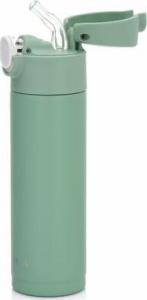 DUKA Mini butelka termiczna na wodę DUKA PUFF 180 ml zielona stalowa 3