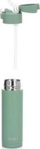 DUKA Mini butelka termiczna na wodę DUKA PUFF 180 ml zielona stalowa 4