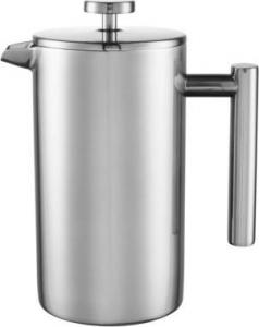 DUKA Zaparzacz do kawy French Press DUKA BARISTA 1100 ml srebrny stal nierdzewna 1