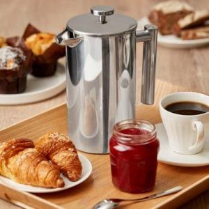 DUKA Zaparzacz do kawy French Press DUKA BARISTA 1100 ml srebrny stal nierdzewna 4