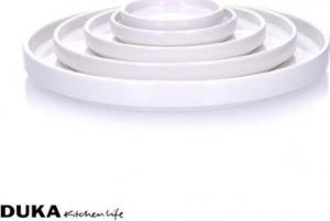 DUKA Talerz śniadaniowy DUKA STAPEL 20 cm biały porcelana 3