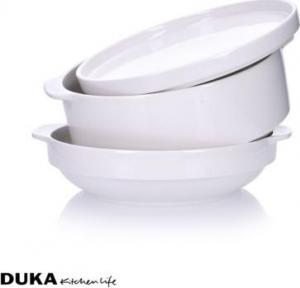DUKA Talerz śniadaniowy DUKA STAPEL 20 cm biały porcelana 6