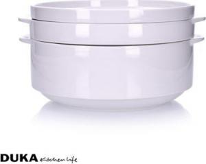 DUKA Talerz śniadaniowy DUKA STAPEL 20 cm biały porcelana 8