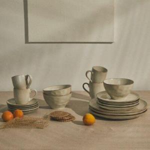 DUKA LAGUN ZEN TALERZ 28CM BEŻOWY 14