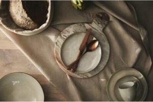 DUKA LAGUN ZEN TALERZ 28CM BEŻOWY 10