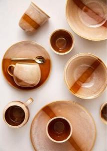 DUKA Talerz obiadowy DUKA JORDEN 26 cm brązowy kamionkowy 8