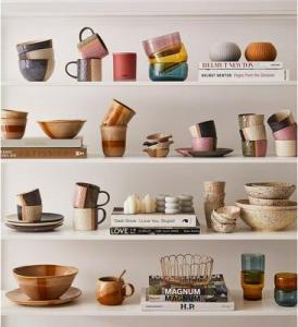 DUKA Talerz obiadowy DUKA JORDEN 26 cm brązowy kamionkowy 10