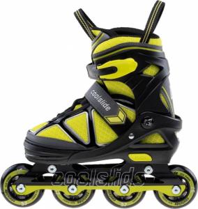 Rolki CoolSlide Butters YB rekreacyjne regulowane zielone r. 31-34 2