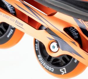 Rolki CoolSlide Lisboa rekreacyjne pomarańczowe r. 43 5