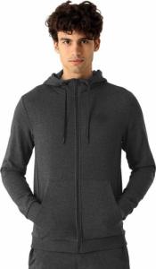 4f Bluza męska 4F ciemny szary melanż NOSH4 BLM353 23M S 3