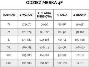 4f Bluza męska 4F ciemny granat H4Z21 BLM020 30S S 6