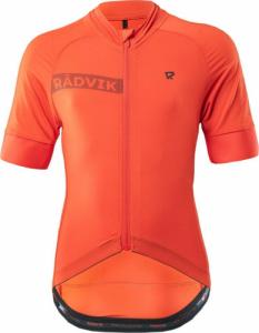 Radvik Koszulka rowerowa dziecięca Radvik Bravo Jrb pomarańczowa rozmiar 158 1