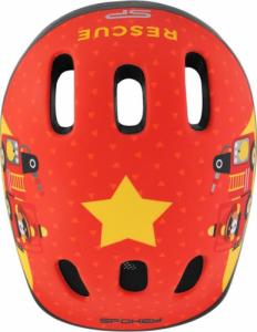 Spokey Kask rowerowy dziecięcy regulowany 941014 FUN 52-56 cm 3