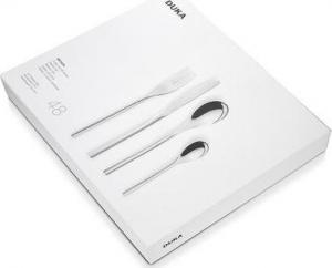 DUKA Zestaw sztućców dla 12 osób DUKA METEOR 48 elementów srebrny stal nierdewna 2