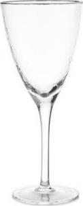 DUKA Kieliszek do wody i wina DUKA LUDVIG 350 ml transparentny srebrny szklany 1