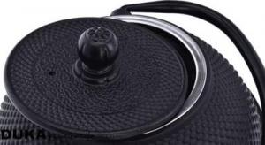 DUKA Dzbanek z zaparzaczem DUKA MARIKO 1500 ml czarny żeliwo 3