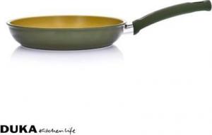 Patelnia DUKA Patelnia z powłoką oliwną DUKA OLLI 28 cm żółta zielona stal nierdzewna 2