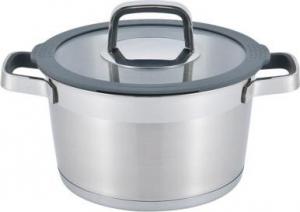 DUKA Garnek z pokrywką DUKA ESKIL 2300 ml srebrny stal nierdzewna 2