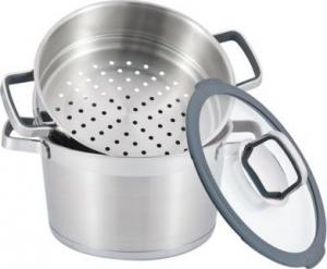 DUKA Garnek do gotowania na parze DUKA ESKIL 5200 ml srebrny stal nierdzewna 2