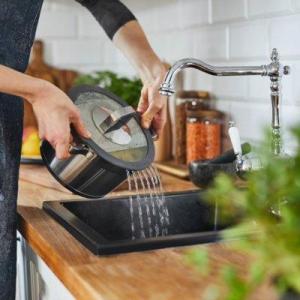 DUKA Garnek do gotowania na parze DUKA ESKIL 5200 ml srebrny stal nierdzewna 5