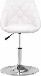 vidaXL vidaXL Krzesła stołowe, 4 szt., białe, obite sztuczną skórą 3