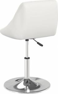 vidaXL vidaXL Krzesła stołowe, 6 szt., białe, obite sztuczną skórą 5