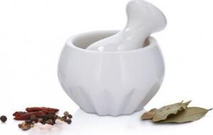 DUKA Moździerz kuchenny do czosnku DUKA SMART biały porcelana 1