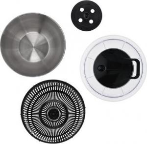 DUKA Wirówka suszarka do sałaty z miską DUKA SKARP srebrna stal nierdzewna 5