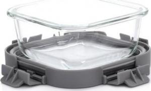 DUKA Pojemnik na żywność lunchbox kwadratowy DUKA IDEAL 300 ml szary 2