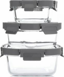 DUKA Pojemnik na żywność lunchbox kwadratowy DUKA IDEAL 300 ml szary 3