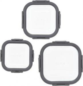 DUKA Pojemnik na żywność lunchbox kwadratowy DUKA IDEAL 300 ml szary 4