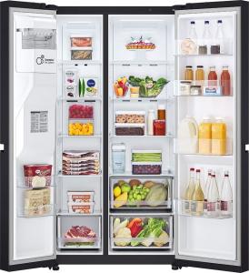 Lodówka LG GSLV51WBXM 3