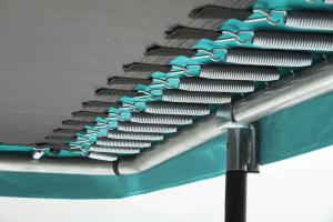 Trampolina ogrodowa Salta Comfort Edition z siatką wewnętrzną 305 x 214 cm zielona 3