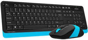 Klawiatura + mysz A4Tech A4tech FG1010 FSTYLER set bezdr. klávesnice + myši, modrá barva 3