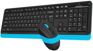 Klawiatura + mysz A4Tech A4tech FG1010 FSTYLER set bezdr. klávesnice + myši, modrá barva 4
