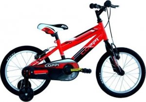 Coppi BICYCLE 16" JUNIOR MAN ARGO/RED/BLACK 8001446122624 COPPI 1