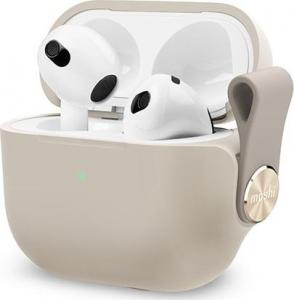 Moshi Moshi Pebbo – Etui AirPods 3 z odpinanym paskiem na rękę (Savanna Beige) (99MO123163) - 99MO123163 1