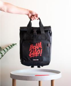 Erik Plecak-torba Dom z papieru czarny 4