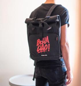 Erik Plecak-torba Dom z papieru czarny 8